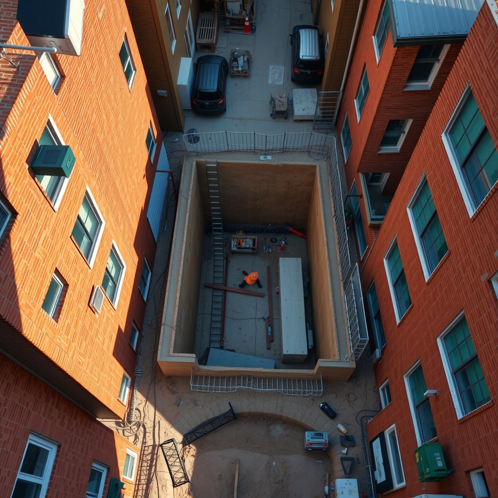 Infill site · excavation